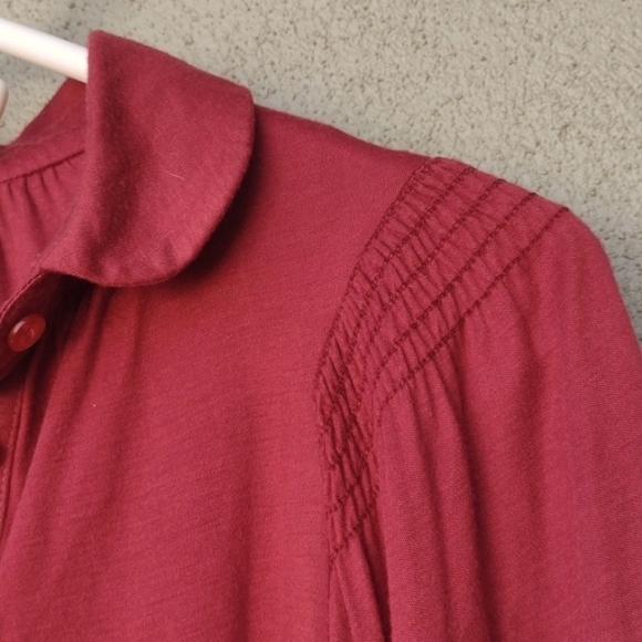 Vintage Jody T of California Burgundy Midi Dress - Picture 6 of 10